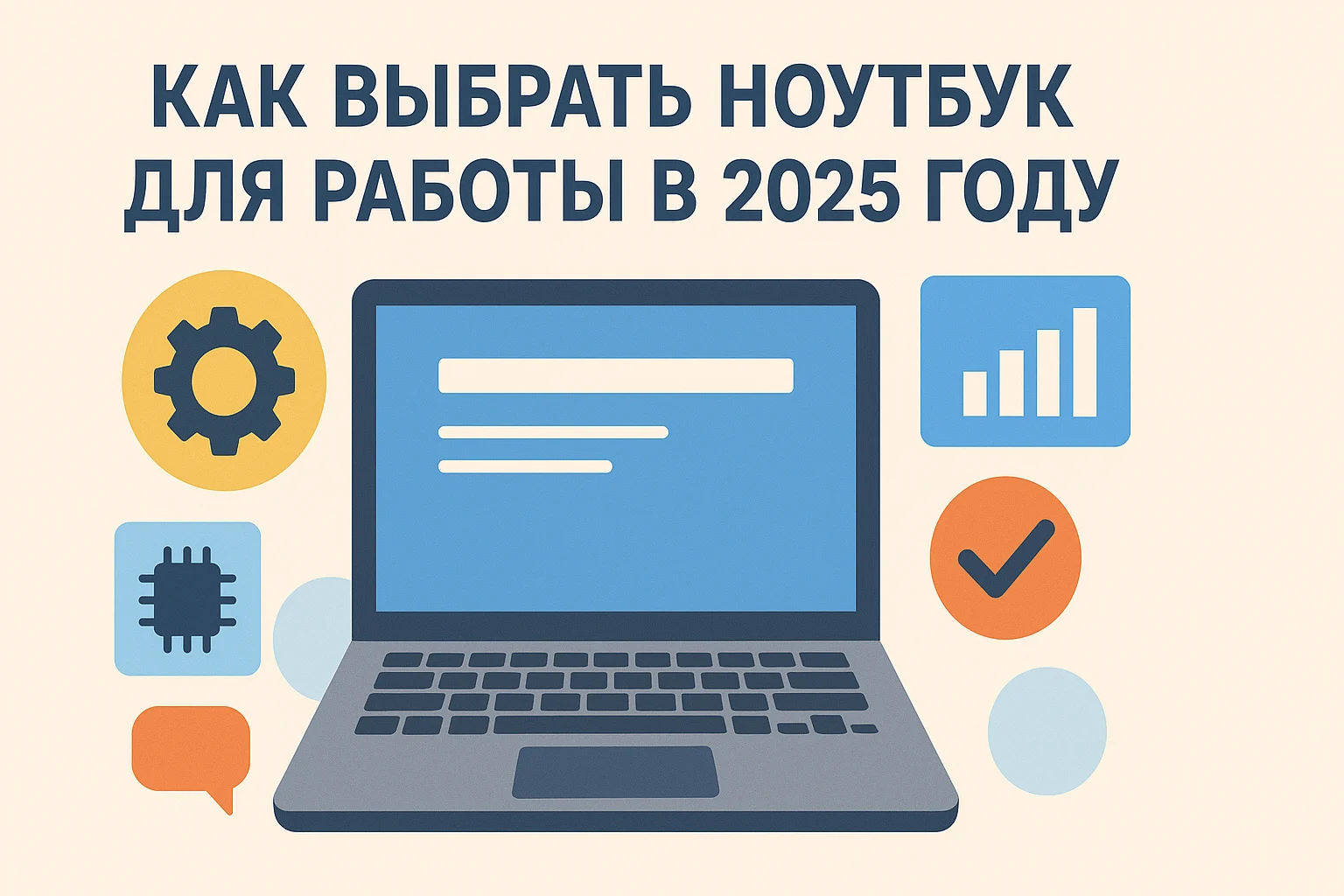 Как выбрать ноутбук для работы в 2025 году